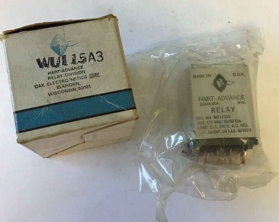 HART-ADVANCED WU115A3- RELAY 115VAC 50/60CY