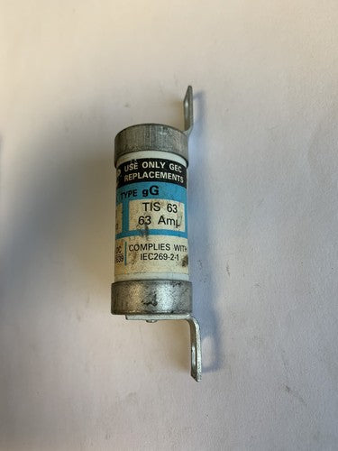 GEC TIS63 63A 460V HRC Fuse "Lot of 3"2