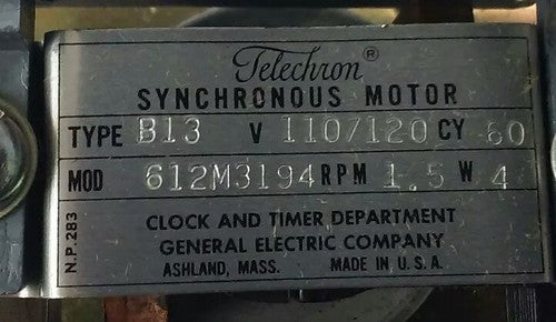 SQ. D CLASS 8921 TYPE FO-3, MOTOR DRIVEN TIMER UNIT 8921-FO3, 208-220/240V, 60HZ2