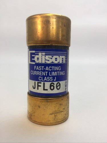EDISON JFL60 CLASS J FAST-ACTING CURRENT LIMITING FUSE 60AMP 600VAC0