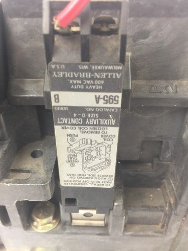 ALLEN BRADELY 500-DOD930 STARTER SIZE 3 600VAC 90A CD236 115-120V 60HZ 110V 50HZ9