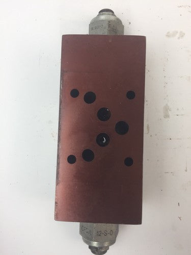 CONTINENTAL HYDRAULICS F05MSV-NDC-GD-A FLOW CONTROL VALVE W/ CHECK "A & B"1