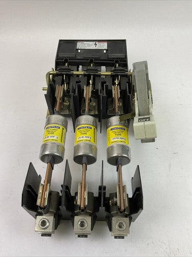 FURNAS D46122-001 DISCONNECT SWITCH 200AMP LPS-RK-150SP 150A 600VAC 300VDC FUSE0