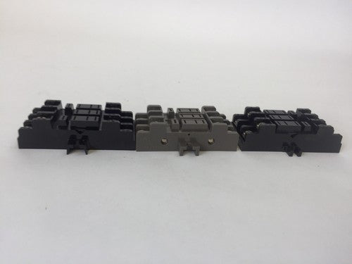 GOULD SL711 SOCKET RELAY BASE 10A 300V (LOT OF 3)2