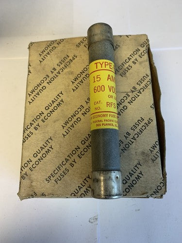 Economy Fuse RFS15 15A 600V Fuse "Lot of 10"0