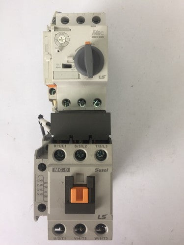 LS MOTOR STARTER MC-9 COIL 24VDC MMS-32H 1.6-2.0A MU-45 RAIL MOUNTING ADAPTOR0