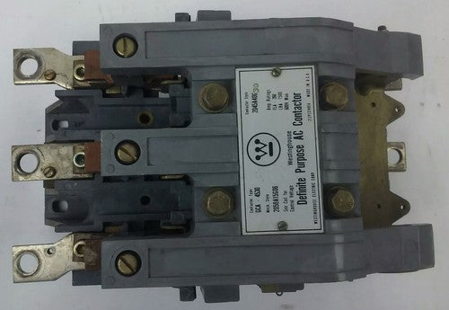 WESTINGHOUSE GCA4530 AC CONTACTOR, 600V MAX, FLA 260A-LRA 1500A, 120V COIL, USED9