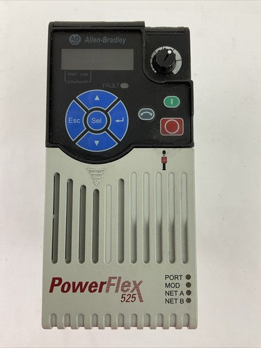ALLEN BRADLEY 25B-D4P0N104 AC DRIVE FRN 5.001 SER A OUTPUT 0-460VAC0