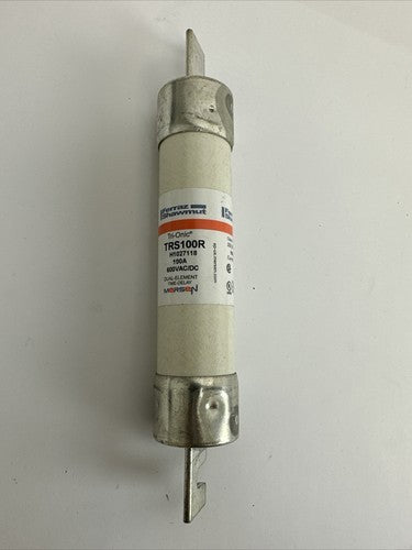FERRAZ SHAWMUT TRS100R 100A 600V TRI-ONIC FUSE DUAL ELEMENT TIME DELAY CLASS RK50
