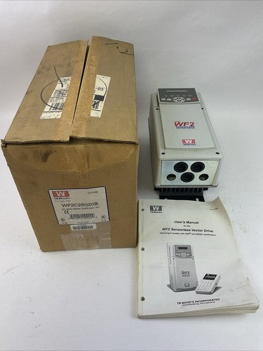 TB WOOD'S WF2C2S020B SENSORLESS VECTOR DRIVE OUTPUT 2HP 0-200/230V 3PH 7.8/6.8A0