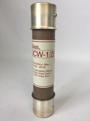 BUSS JCW-1/2E FUSE 2750/5500VAC 1/2AMP 60HZ0