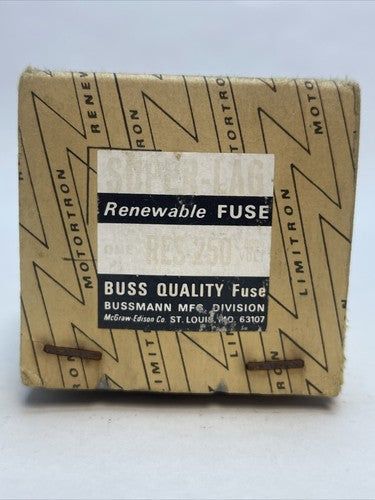 BUSSMAN RES250 SUPER-LAG RENEWABLE FUSE 250AMP 600VAC0