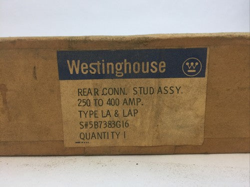 WESTINGHOUSE STYLE 5B7383G16 REAR CONNECTED STUD ASS'Y 250-400A TYPE LA & LAP 1