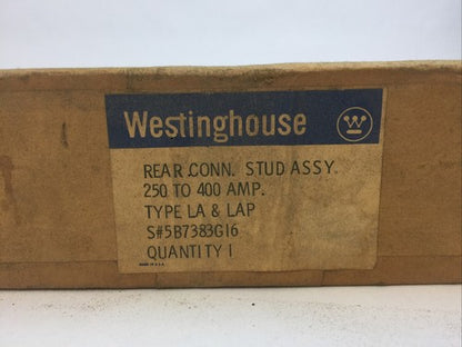 WESTINGHOUSE STYLE 5B7383G16 REAR CONNECTED STUD ASS'Y 250-400A TYPE LA & LAP 1