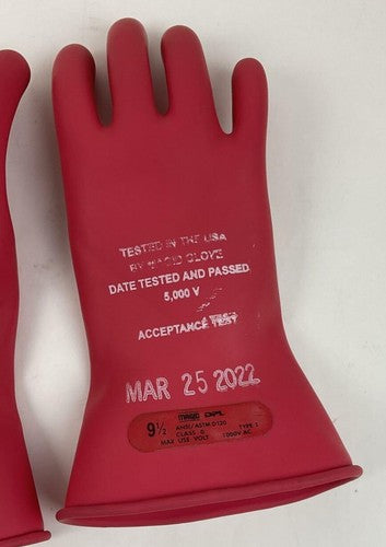 MAGID ARC RUBBER INSULATING GLOVES DPL LINEPRO 9 1/2 ANSI/ASTM D 120 1000VAC6