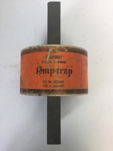SHAWMUT A4BY5000 FUSE 5000 AMPS 600VAC 250VDC FORM 480 AMP-TRAP TYPE 556