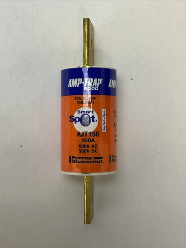 FERRAZ SHAWMUT AJT150 SMART SPOT AMP-TRAP 2000 150A 600VAC 500VDC DUAL ELEMENT0