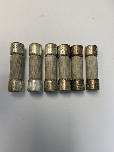 Bussmann F61C 500V10AS 10A 500V Fuse "Lot of 6"0