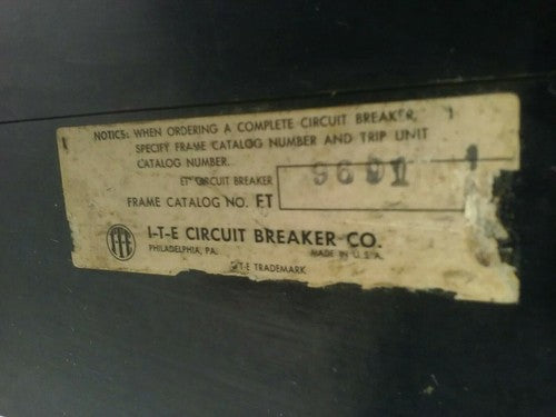 ITE CIRCUIT BREAKER FRAME KM3F800 3P 800A 600VAC 600A TRIP UNIT3