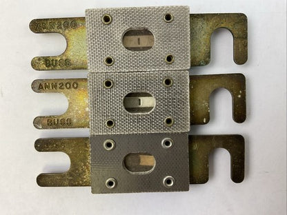 BUSS ANN200 FUSE 200A (LOT OF 3)0
