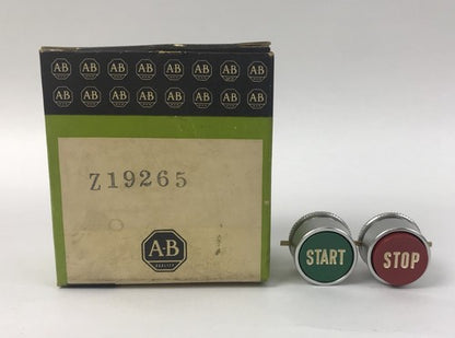 ALLEN BRADLEY Z-19265, Z19265, ON AND OFF SAFETY SWITCHES, NEW0
