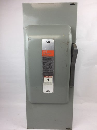 ITE SN424 HD VACU-BREAK SWITCH W/CLAMPMATIC CONTACTS 200 AMPS 240 VAC 3 PHASE0