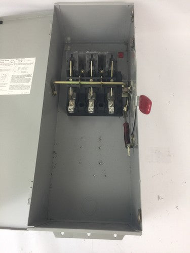 CHALLENGER HD363NFC HD SAFETY SWITCH 600VAC/DC 100AMP 75HP TYPE 1 ENCLOSURE6