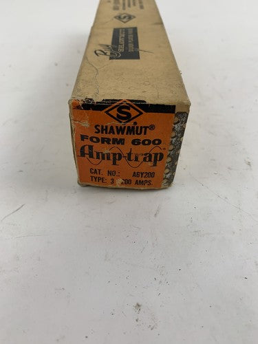 Shawmut Amp-trap A6Y200 200A 600V Type 3 Fuse1