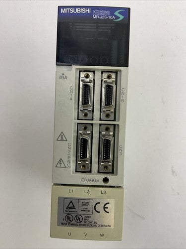 MITSUBISHI MR-J2S-10A AC SERVO DRIVE OUTPUT 170VAC 0-360HZ 1.1A0