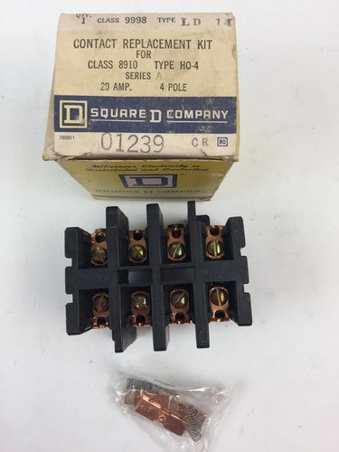SQUARE D CLASS 9998 TYPE LD14 CONTACT REPLACEMENT KIT FOR CLASS 8910 TYPE HO-40