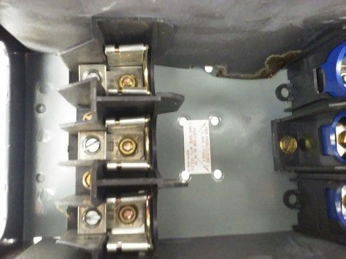 SQUARE D QMB361TW SERIES E1 FUSIBLE TWIN PANELBOARD SWITCH 30A 600V 3P 20HP4