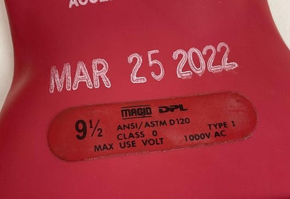 MAGID ARC RUBBER INSULATING GLOVES DPL LINEPRO 9 1/2 ANSI/ASTM D 120 1000VAC7