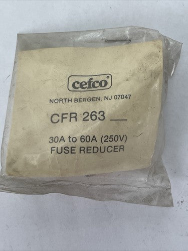 CEFCO CFR 263 30A TO 60A 250V FUSE REDUCER0
