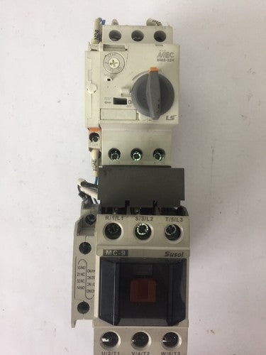 LS MOTOR STARTER MC-9 COIL 24VDC MMS-32H 2.5-4.0A MU-45 RAIL MOUNTING ADAPTOR0