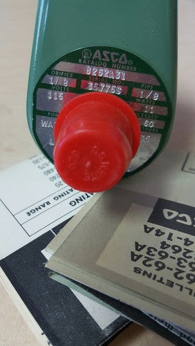 ASCO Red-Hat 8262A31 Solenoid Valve 115/60V1