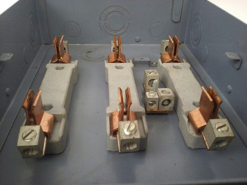 WADSWORTH 3810N FUSIBLE SERVICE DISCONNECT 3PH 4 WIRE 100A 120/240VAC 9