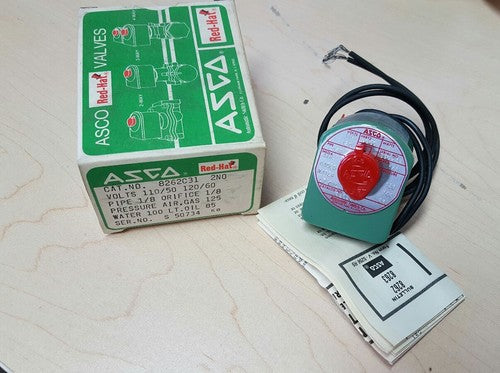 ASCO 8262C31 - VALVE 1/8" ORIFICE, 1/8" PIPE, 110/120V, 6W 0