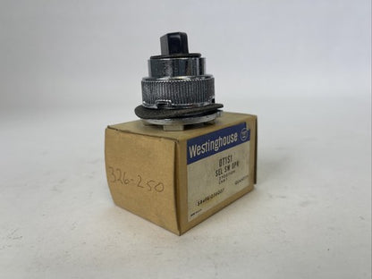 WESTINGHOUSE OT1S1 SELECTOR SWITCH OPERATOR 2 POSITION 4981D56G070