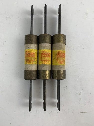 Shawmut Amp-trap A6Y100 Type 4 100A 600V Fuse "Lot of 3"0