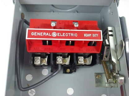 GE THN2261RDC SAFETY SWITCH, MOD 7, 30A, 650/250VDC, TYPE 3R RAINPROOF ENCLOSURE5
