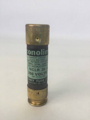 ECONOLIM NCLR 35 CURRENT LIMITING CLASS RK1 FUSE 35AMP 250VAC  (LOT OF 7)0