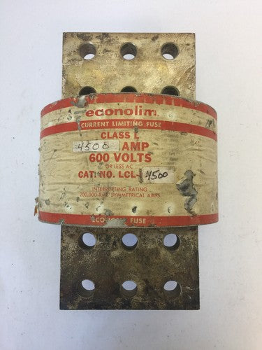 ECONOMY LCL-4500 ECONOLIM CURRENT LIMITING FUSE CLASS L 4500AMP 600VAC0