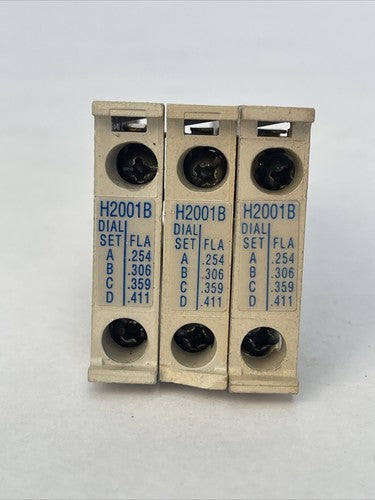 CUTLER HAMMER H2001B HEATER (LOT OF 3)0