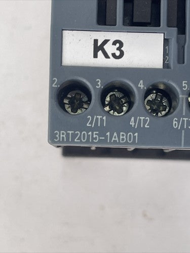 SIEMENS 3RT2015-1AB01 CONTACTOR 600VAC 20A COIL 24V 50/60HZ 3RT2916-1BB00 SURGE1