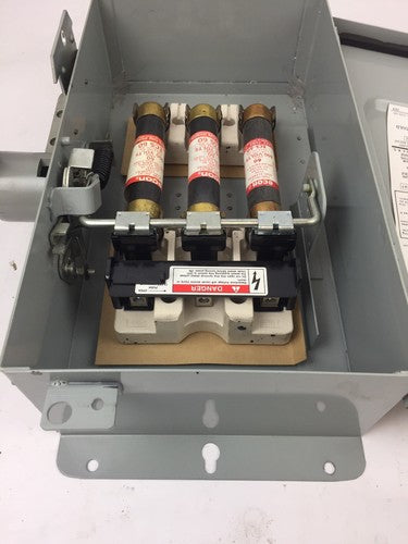 ITE F352H FUSIBLE SAFETY SWITCH 60 AMP 3POLE 600 VOLT WITH 3 60 AMP FUSE11