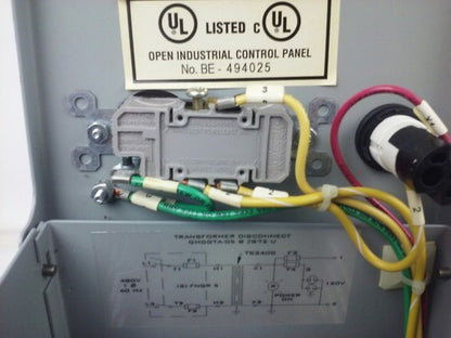 DAYKIN ELECTRIC GMDGTA-05BZ872U TRANSFORMER DISCONNECT SWITCH 480V, 1000VA, 2.3A7