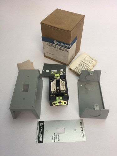 CHALLENGER 4003T02SN MANUAL STARTER 115-230V 1HP0