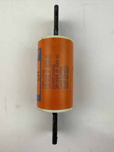 GOULD SHAWMUT AJT175 600VAC 500VDC 175A AMP-TRAP 2000 TIME DELAY FUSE3