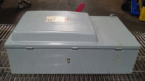 WESTINGHOUSE, GFN323N, SAFETY SWITCH, 240V, 100A, 2P, 2 FUSES, INDOOR, NEW8