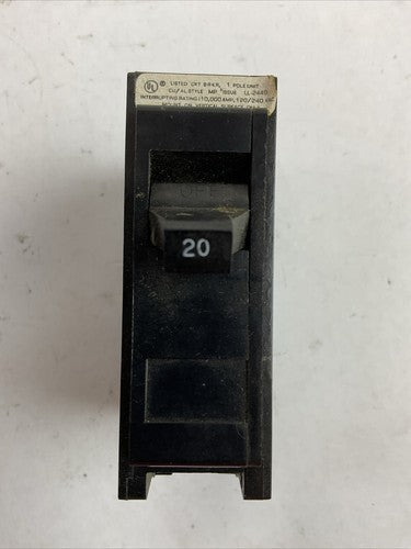 CROUSE-HINDS / MURRAY / ARROW HART MP120 CIRCUIT BREAKER 20AMP 1POLE 120/240VAC2